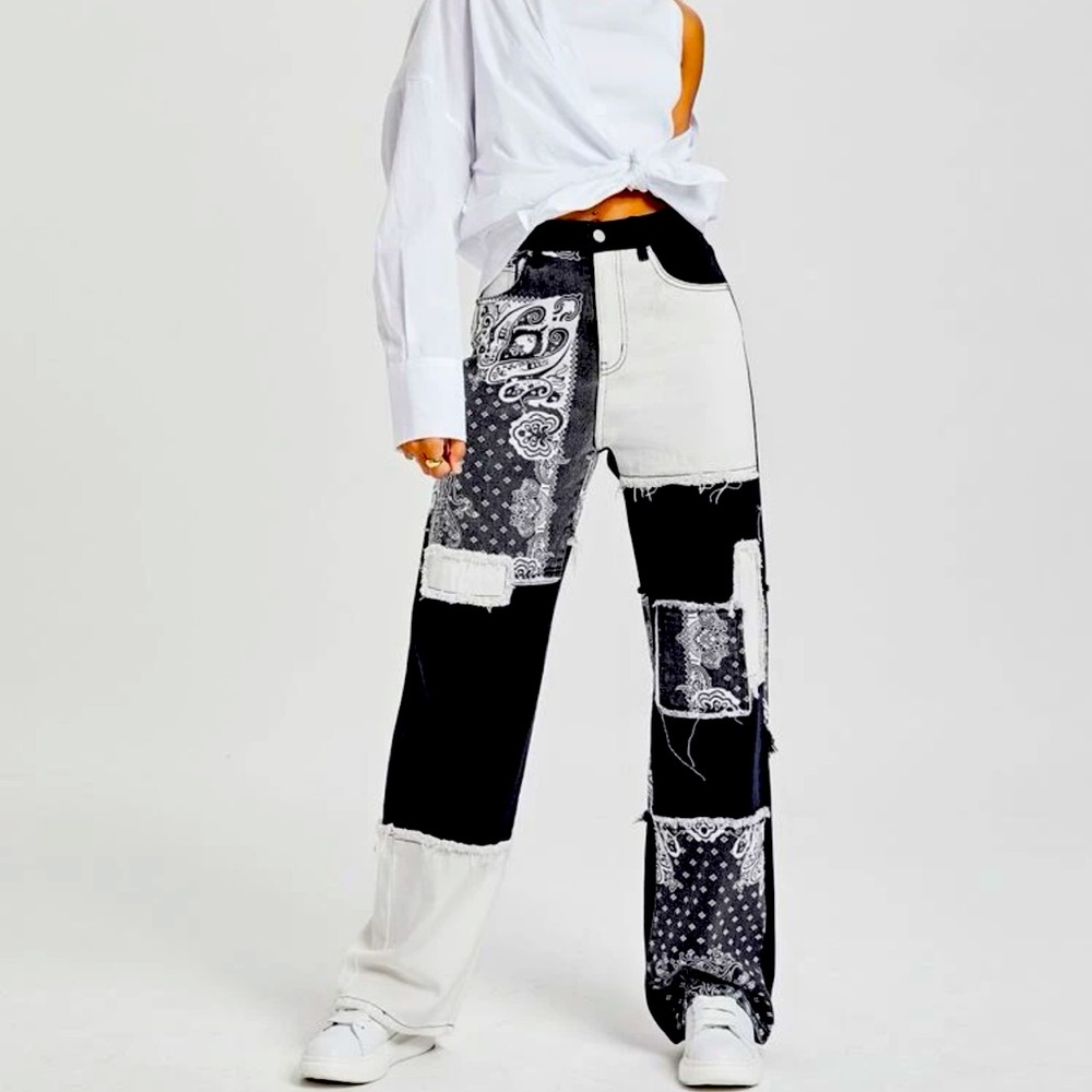 Patchwork jeans